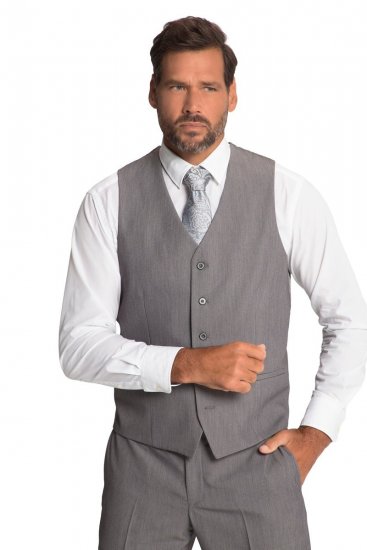 JP1880 Keos Flexnamic Colete de fato Cinzento aço - Fatos - Fatos de Homem Tamanhos Grandes