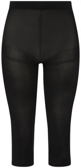 Ulla Popken 815580 Leggings de meia 3/4 com proteção das coxas 80 den Preto - Collants & meias - 
