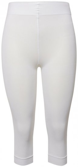 Ulla Popken 815580 Leggings de meia 3/4 com proteção das coxas 80 den Branco - Collants & meias - 