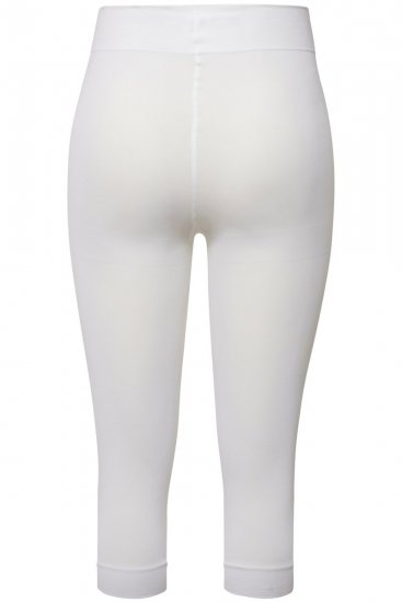 Ulla Popken 815580 Leggings de meia 3/4 com proteção das coxas 80 den Branco - Collants & meias - 