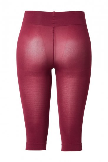 Ulla Popken 815580 Leggings de meia 3/4 com proteção das coxas 80 den Vermelho - Collants & meias - 