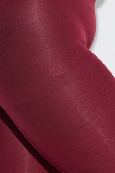 Ulla Popken 815580 Leggings de meia 3/4 com proteção das coxas 80 den Vermelho - Collants & meias - 