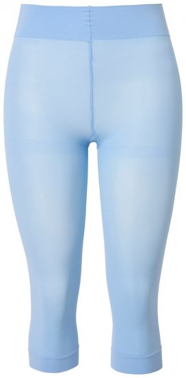 Ulla Popken 815580 Leggings de meia 3/4 com proteção das coxas 80 den Azul claro - Collants & meias - 