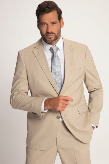 JP1880 Paris Flexnamic Blazer Cinzento areia - Fatos - Fatos de Homem Tamanhos Grandes