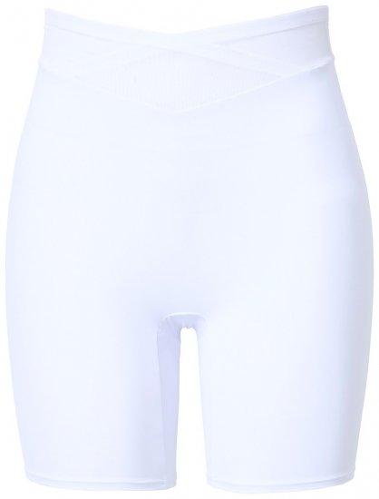 Ulla Popken 816440 Calções modeladores de cintura alta Branco - Roupa modeladora - 