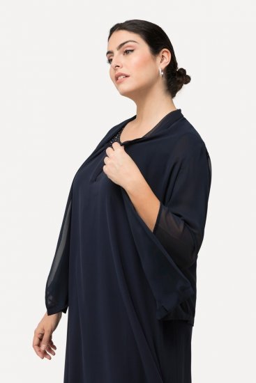 Ulla Popken 817211 Casaco Azul-marinho - Jaquetas - Casacos plus size para mulher