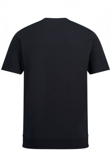 JP1880 818628 T-shirt Henley com corte para barriga Preto - T-shirts - T-shirts Homem Tamanhos Grandes