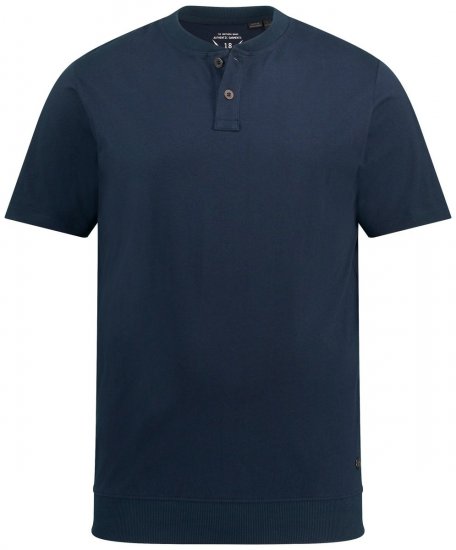 JP1880 818628 T-shirt Henley com corte para barriga Azul-marinho - T-shirts - T-shirts Homem Tamanhos Grandes