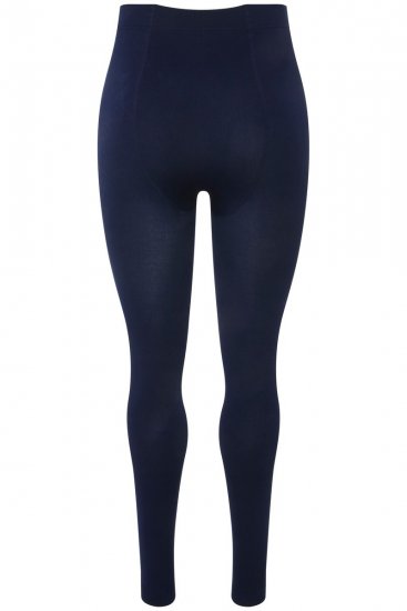 Ulla Popken 819652 Leggings de meia com efeito térmico Azul-marinho - Collants & meias - 