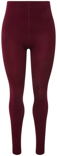 Ulla Popken 819652 Leggings de meia com efeito térmico Bordô - Collants & meias - 