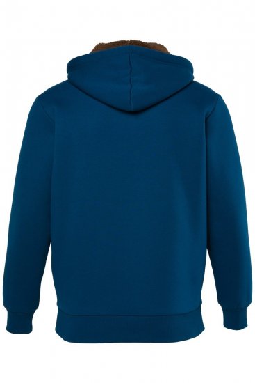 JP1880 820464 Casaco com capuz e forro teddy Azul tinta TALL - TALL camisolas - Sweatshirts TALL para Homem Alto