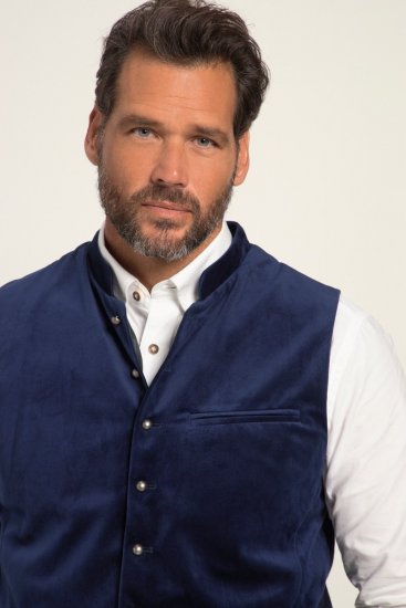 JP1880 Velvet Vest Traditional Blue - Roupa de festa - Roupa de festa – Para celebrar com estilo e conforto