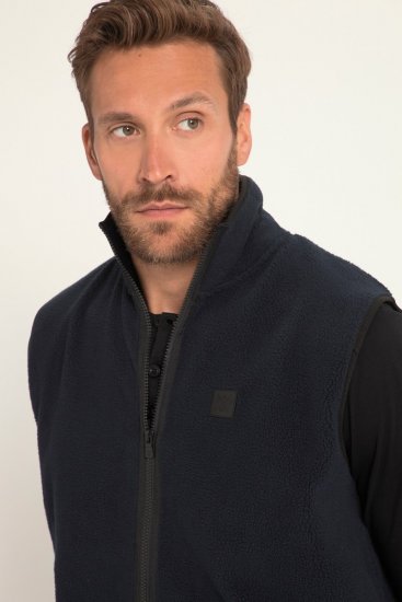 JP1880 Fleece Gilet Stomach Fit Navy - Casacos - Casacos Homem Tamanhos Grandes