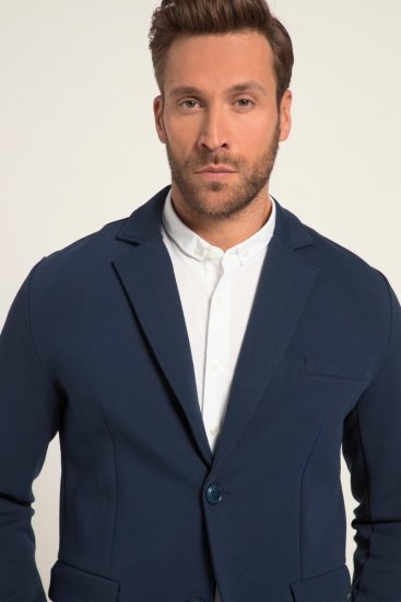 JP1880 New York Flexnamic Blazer em jersey com bolsos com pala Azul noite - Fatos - Fatos de Homem Tamanhos Grandes