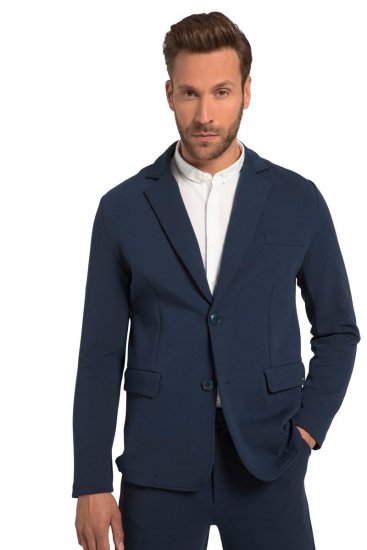 JP1880 New York Flexnamic Blazer em jersey com bolsos com pala Azul noite - Fatos - Fatos de Homem Tamanhos Grandes