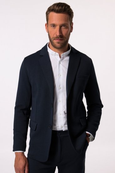JP1880 New York Flexnamic Blazer em jersey com bolsos com pala Azul-marinho - Fatos - Fatos de Homem Tamanhos Grandes