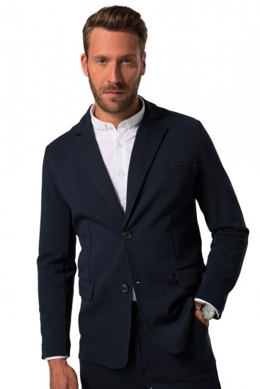 JP1880 New York Flexnamic Blazer em jersey com bolsos com pala Azul-marinho - Fatos - Fatos de Homem Tamanhos Grandes
