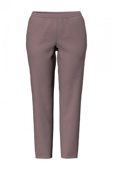 Ulla Popken 821244 Pijama às bolinhas Castanho - Pijamas/Loungewear - 