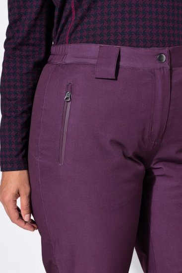 Ulla Popken 822018 Calças técnicas impermeáveis forradas a polar Ameixa - Roupa impermeável - 