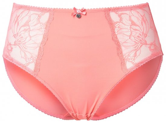 Ulla Popken 822864 Cuecas com renda Rosa claro - Cuecas - 