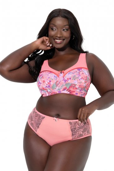 Ulla Popken 822864 Cuecas com renda Rosa claro - Cuecas - 