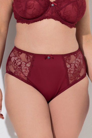 Ulla Popken 822864 Cuecas com renda Lilás - Cuecas - 
