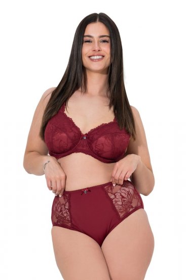 Ulla Popken 822864 Cuecas com renda Lilás - Cuecas - 