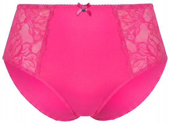 Ulla Popken 822864 Cuecas com renda Rosa - Cuecas - 