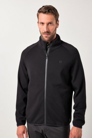 JAY-PI FLEXNAMIC® Golf Sweat Jacket with Zipper Black - Roupa desportiva & Outdoor - Roupa Desportiva Tamanhos Grandes