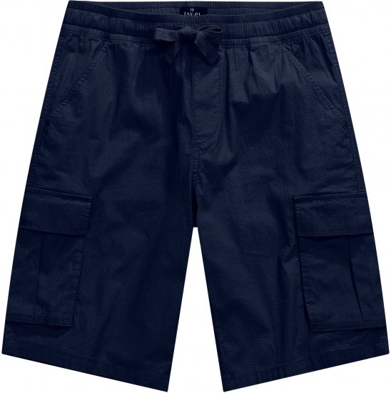 JP1880 Jay-Pi Flexnamic Bermuda Cargo Shorts Navy Blue - Roupa desportiva & Outdoor - Roupa Desportiva Tamanhos Grandes