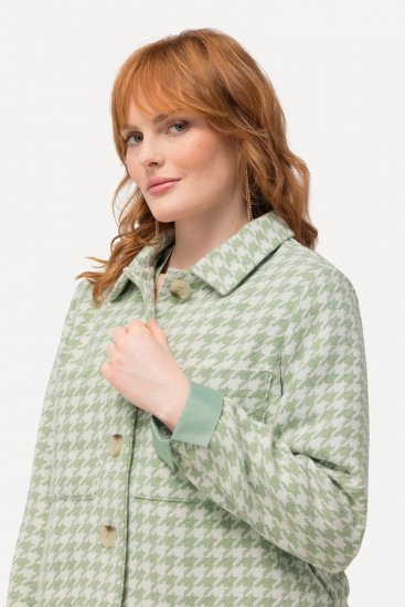 Ulla Popken 823536 Casaco Branco - Jaquetas - Casacos plus size para mulher