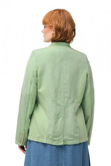 Ulla Popken 823539 Casaco Verde azeitona - Jaquetas - Casacos plus size para mulher
