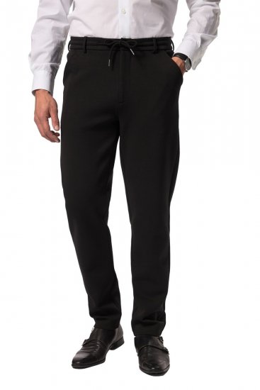 JP1880 New York Flexnamic Calças em jersey com cintura elástica Preto - Fatos - Fatos de Homem Tamanhos Grandes