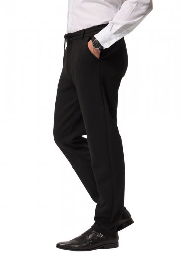 JP1880 New York Flexnamic Calças em jersey com cintura elástica Preto - Fatos - Fatos de Homem Tamanhos Grandes