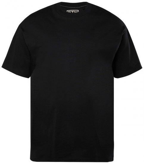 STHUGE 824720 T-shirt oversize Preto - T-shirts - T-shirts Homem Tamanhos Grandes