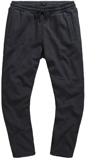 JP1880 825206 Calças de fato de treino com corte para barriga Cinzento escuro mesclado - Calças & calções de fato de treino - Calças de Fato de Treino Tamanhos Grandes 