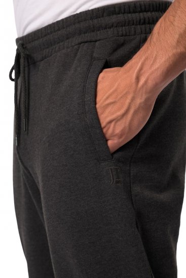 JP1880 825206 Calças de fato de treino com corte para barriga Cinzento escuro mesclado - Calças & calções de fato de treino - Calças de Fato de Treino Tamanhos Grandes 