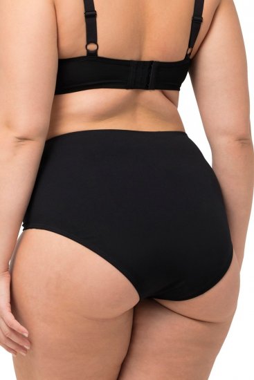 Ulla Popken 825676 Cuecas modeladoras de cintura alta Preto - Roupa modeladora - 