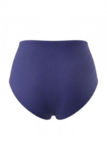 Ulla Popken 825676 Cuecas modeladoras de cintura alta Azul real - Roupa modeladora - 