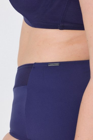 Ulla Popken 825676 Cuecas modeladoras de cintura alta Azul real - Roupa modeladora - 