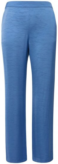 Ulla Popken 826163 Calças de fato largas Azul ganga - Calças de tecido - Calças Largas Femininas Plus Size