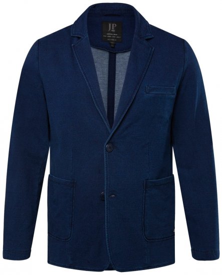JP1880 826175 Blazer em moletom com visual vintage Azul-marinho - Fatos - Fatos de Homem Tamanhos Grandes