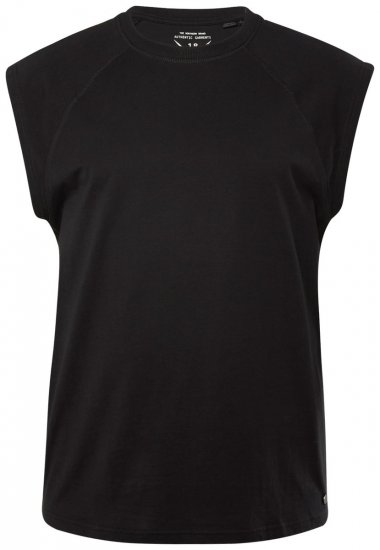 JP1880 826660 Camisola sem mangas com ombros descaídos Preto - T-shirts - T-shirts Homem Tamanhos Grandes