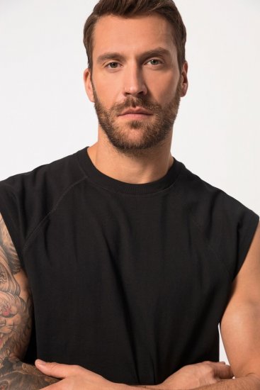 JP1880 826660 Camisola sem mangas com ombros descaídos Preto - T-shirts - T-shirts Homem Tamanhos Grandes