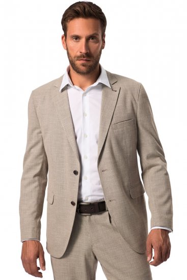 JP1880 Bamboo Flexnamic Blazer Areia - Fatos - Fatos de Homem Tamanhos Grandes