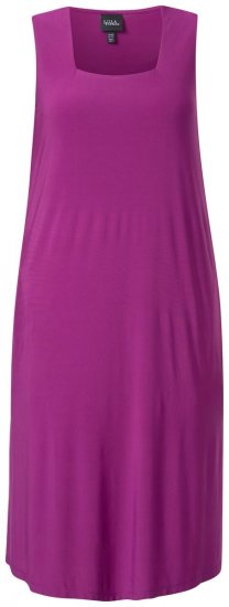 Ulla Popken 827908 Vestido de jersey sem mangas Lilás - Vestidos em jersey - 