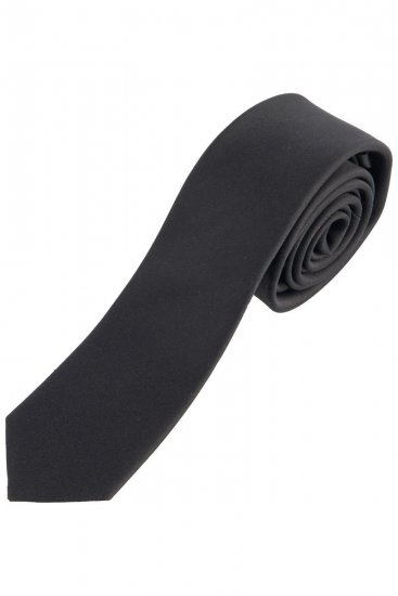 JP1880 828309 Gravata de seda extra-comprida Preto - Gravatas e laços - 