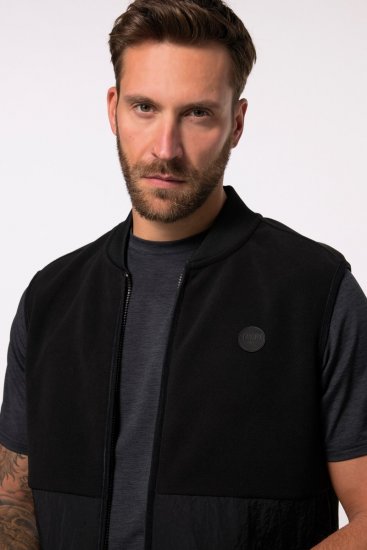 JP1880 Level 2 Double-Layer Fleece Vest Black - Roupa desportiva & Outdoor - Roupa Desportiva Tamanhos Grandes