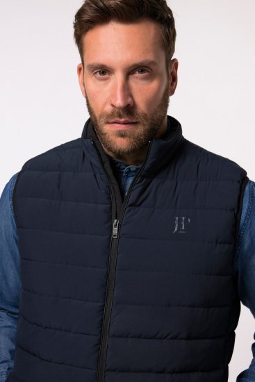 JP1880 Quilted Vest Techno Down Padding Navy - Casacos - Casacos Homem Tamanhos Grandes