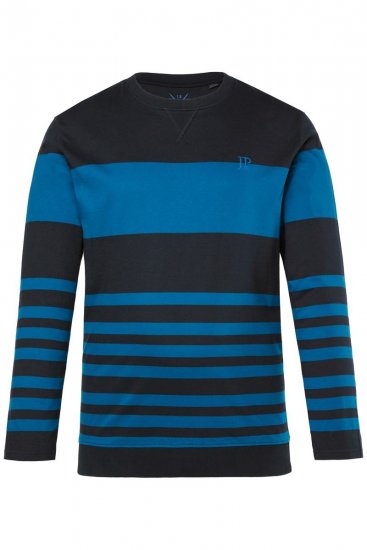JP1880 Pyjamas Two-piece Long Sleeve with Stripes Blue - Roupa Interior & natação - Roupa interior Homem Tamanhos Grandes